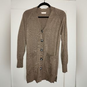 Sloomb Phoebe cardigan in Newt, size 0